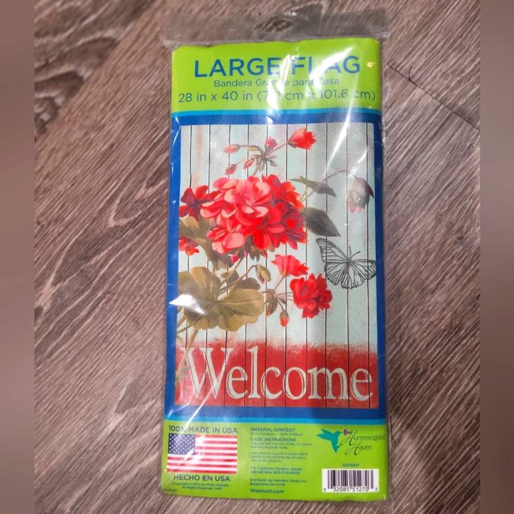 New Large Welcome Flag